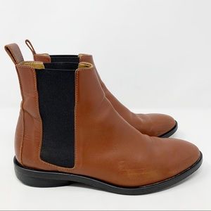 Everlane Brown Italian Leather Chelsea Boots Size 8.5